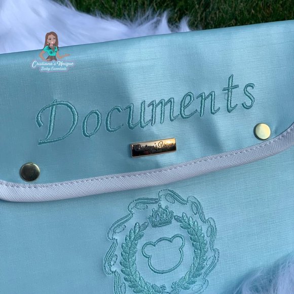 Personalized Document Folder Pure Heart for baby - Picture 3 of 3